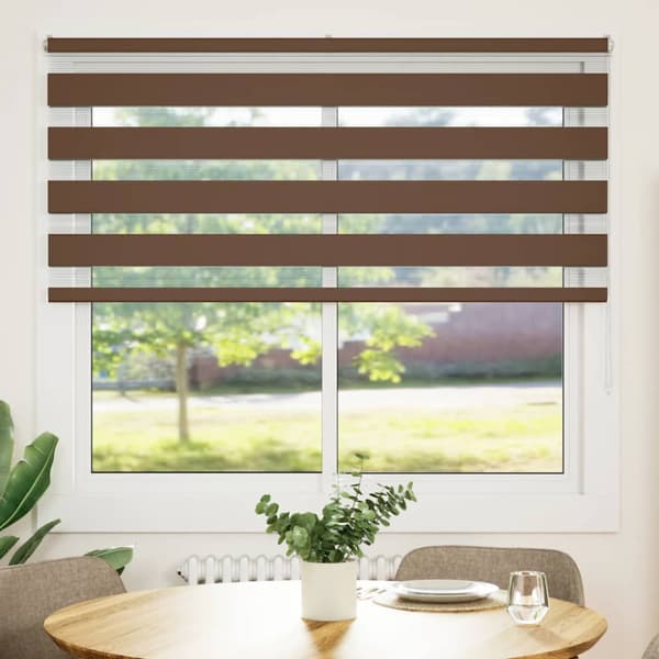 Plisserad persienn ljusgrå 40x200 cm tyg bredd 39,4cm polyester
