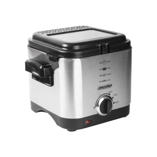 Mesko MS 4910 - fritös - silver/svart