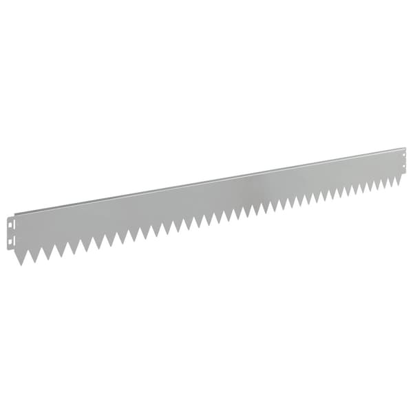 Kant för gräsmatta 20 pcs 103 x 10 cm Stål Silver