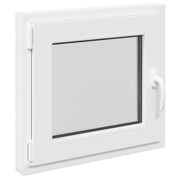 Källarfönster RISOR 60 x 55 cm PVC och glas