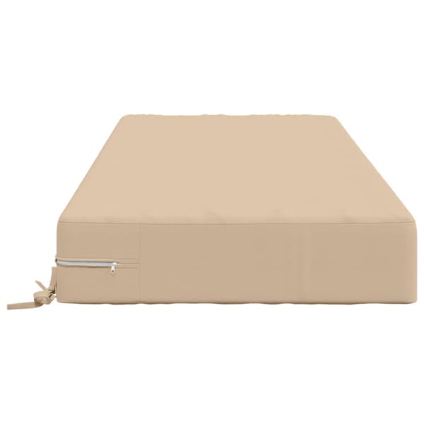 Sittkudde SOEST 100% Polyester Gräddvit 120 x 60 x 15 cm
