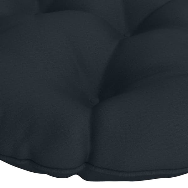Hängstolskudde VIANEN 100% Polyester Mörkblå Ø 80 x 12 cm