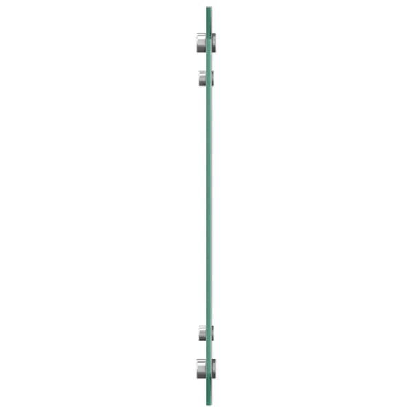 Köksskydd 2 pcs Ljusgrå 70 x 40 cm härdat glas