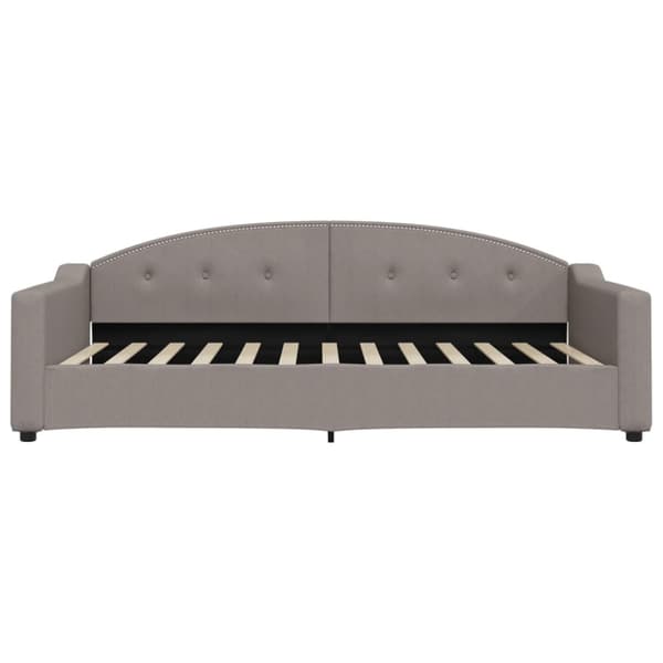 Dagbädd utdragbar taupe 100x200 cm tyg