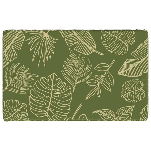 1-delad Bänk Kudde VUGHT 100% Polyester Bladdesign