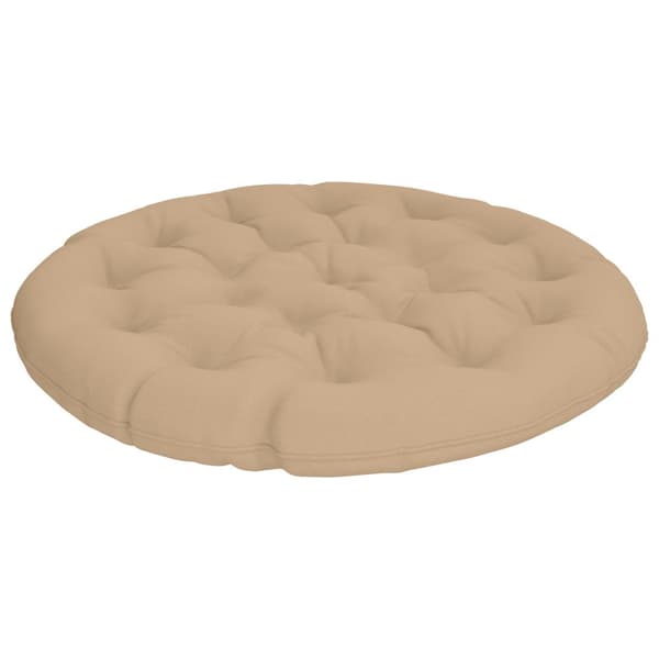 Papasan-kudde VIANEN 100% Polyester Sand Ø 130 x 12 cm