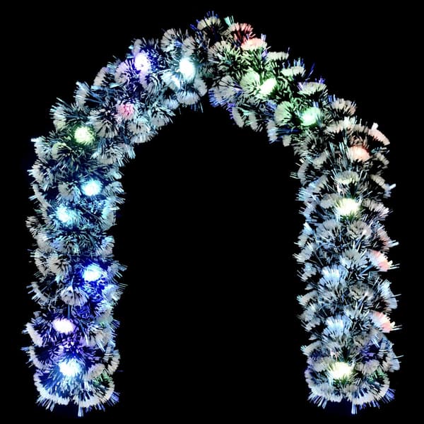Julgirlander 200 cm 16 LED-lampor Mångfärgad PET