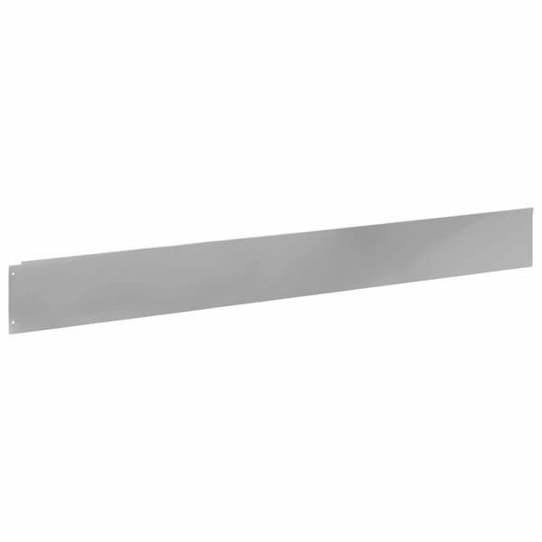 Kant för gräsmatta 20 pcs 100 x 12 cm Stål Silver