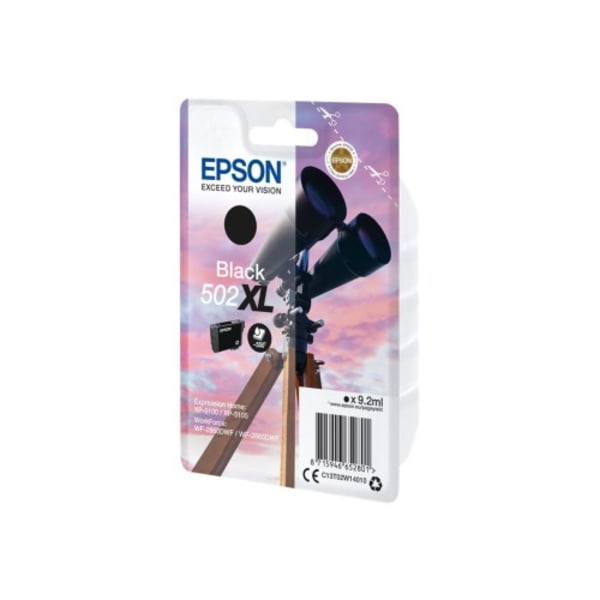 Epson 502XL - hög kapacitet - svart - original - bläckpatron