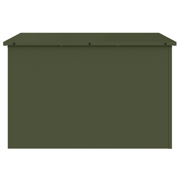 Trädgårdsförvaringskuddebox Galvaniserat stål 80 x 50,5 x 50 cm