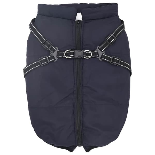 Hund Kappa Mörkblå L52 Fleece och Polyester