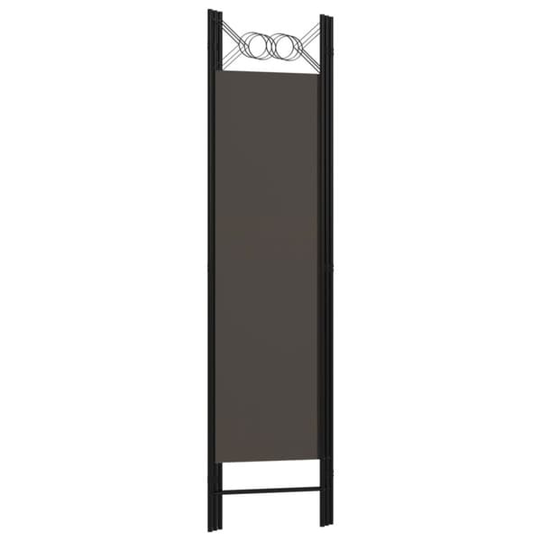 Rumsavdelare 3 paneler antracit 120x180 cm