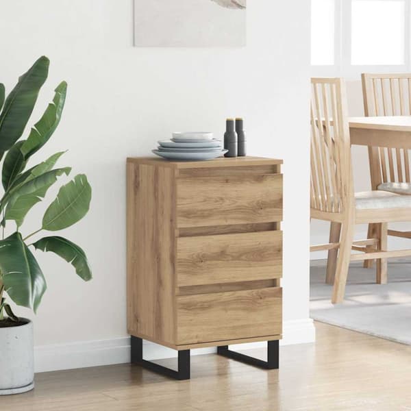 Sideboard med låda artisan ek Konstruerat trä