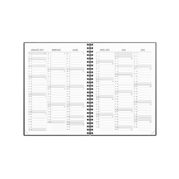 Kalender Få det gjort 2027 svart