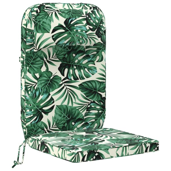 Solsängkudde 100% Polyester Bladmönster 55 x 124 x 5 cm