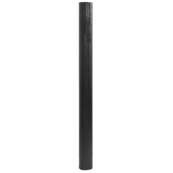 Matta rektangulär grå 80x400 cm bambu
