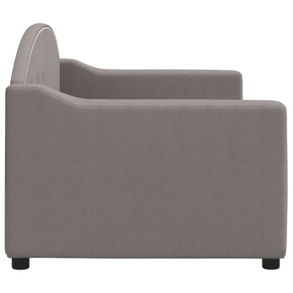 Dagbädd taupe 80x200 cm tyg
