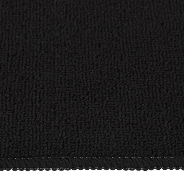 Trappstegsmattor halkfri 15 st 60x25 cm svart rektangulär