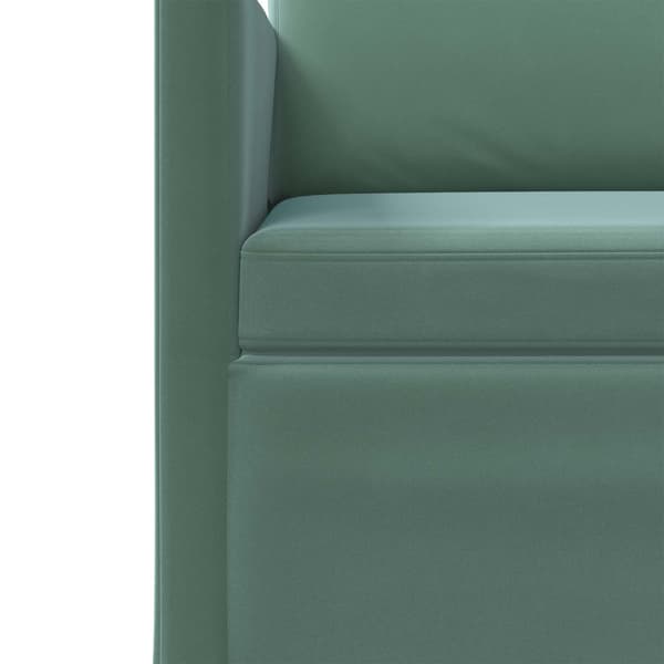 Soffa för 2 personer Havgrön 150 x 81 x 82 cm Sammet (V)