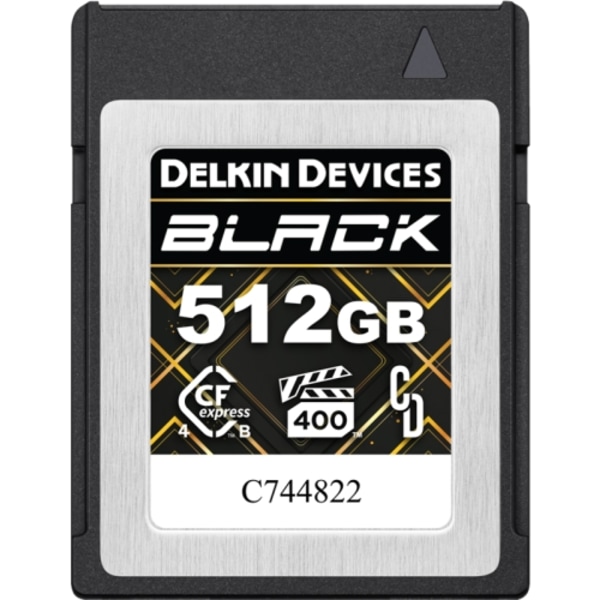 Delkin CFexpress 4.0 BLACK | Type B | R3600/W3200 (VPG400) 512GB