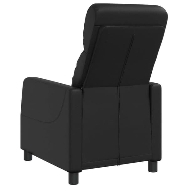 Recliner Svart Konstläder