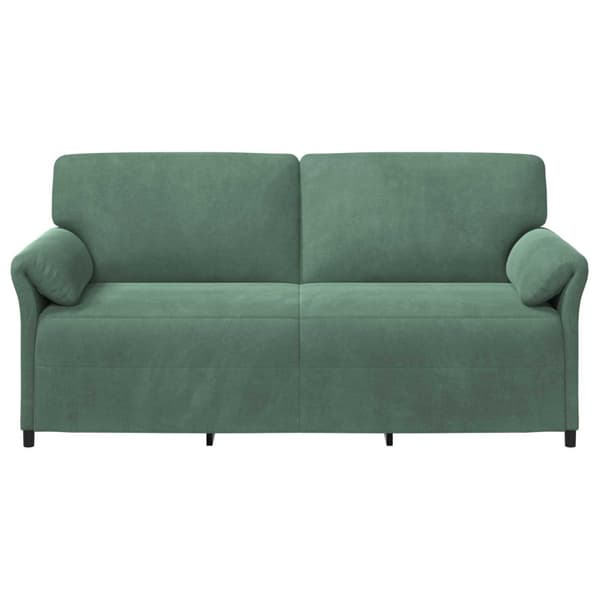 3-Sits soffa Havgrön 198 x 83 x 95 cm Sammet