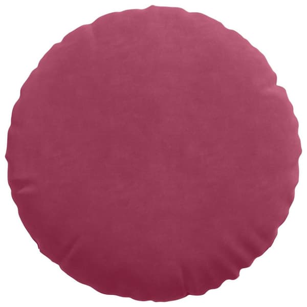 Sittkuddar 2 pcs Vinröd Ø 40 x 13 cm Sammet
