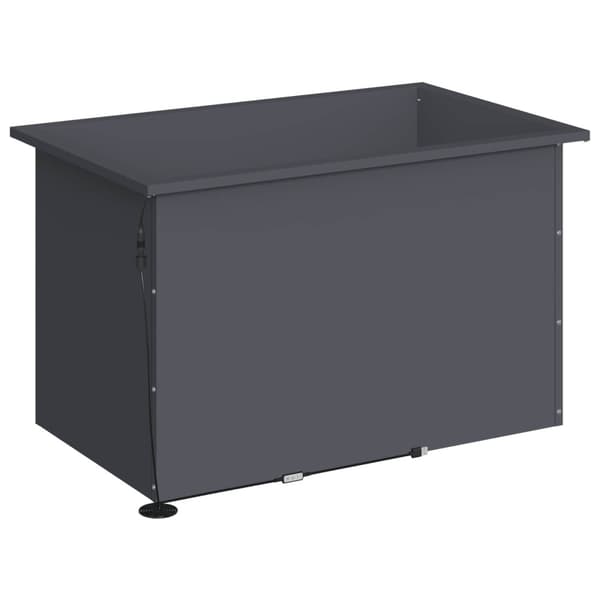 Odlingslåda med LED Antracit 50 x 80 x 48 cm Stål