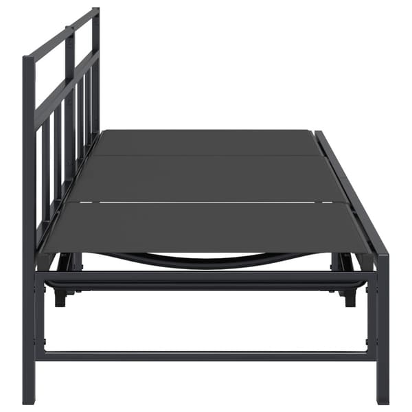 Solstol Svart 200 x 62 x 59,5 cm Textilene