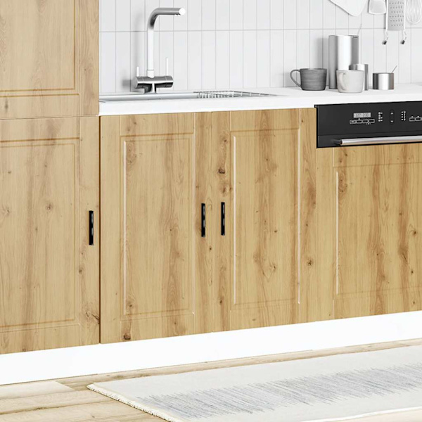 Diskbänk underskåp artisan ek 80x46x81,5 cm konstruerat trä