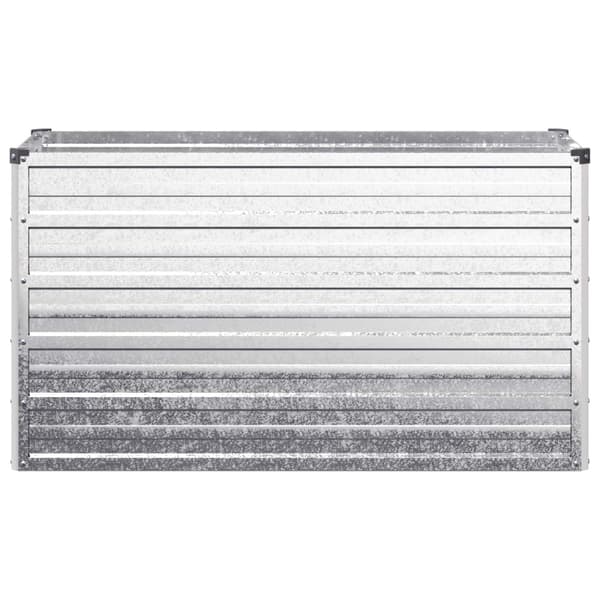Höjd Trädgårdsbädd Silver 100 x 40 x 55 cm galvaniserad