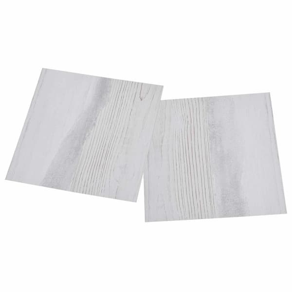 Golvplankor 55 pcs Ljusgrå 5,11 m² PVC