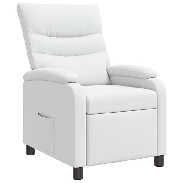 Recliner Vit Konstläder