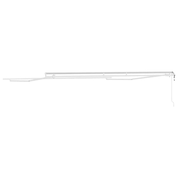 Markisram Vit 400 × 350 cm Aluminium