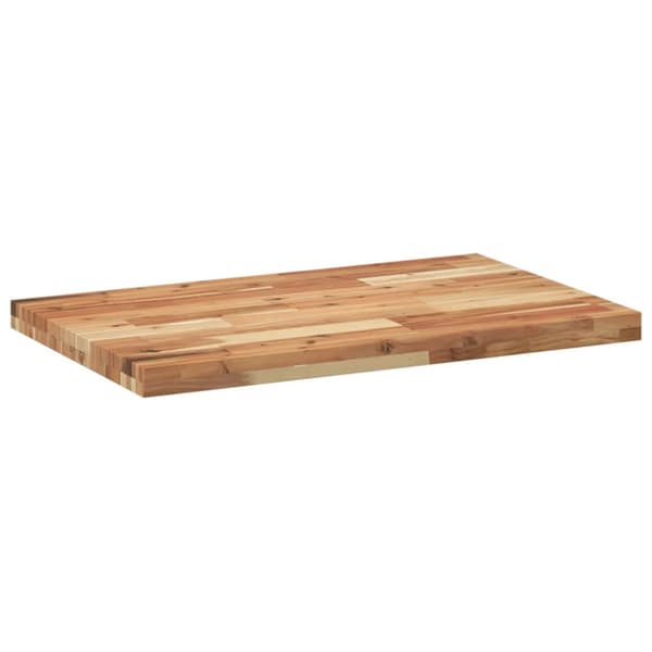 Bordsskiva rektangulär 120x50x4 cm massivt akaciaträ