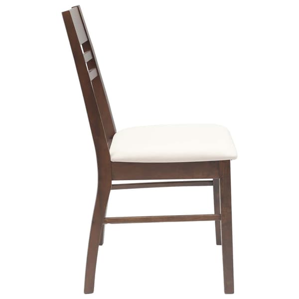 Matstolar 2 pcs Ljusbrun 43 x 54 x 89 cm Massiv Gummiträ