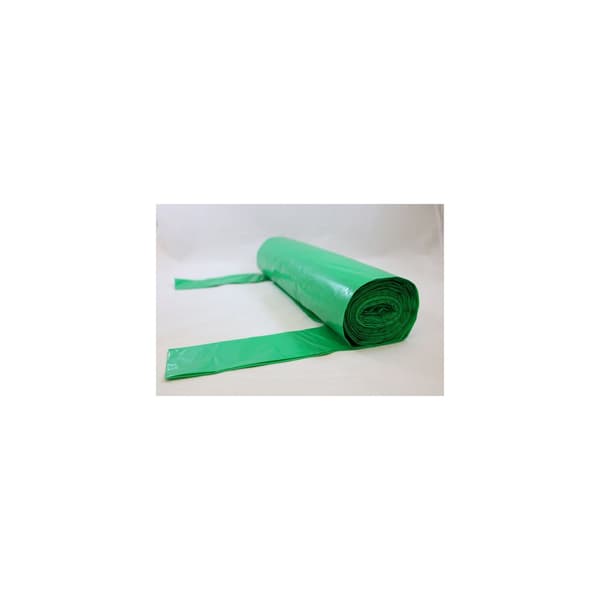 Plastsäck opt R100% 70L 45my grön 25/rl