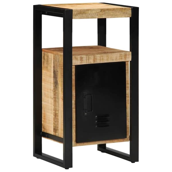 Badrumsmöbelset 4 st Brun 55 x 35 x 60 cm Massivt Mangoträd
