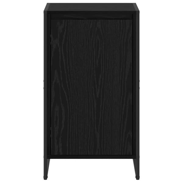 Sideboard Svart Ek 43 x 36 x 75,5 cm Konstruerat trä