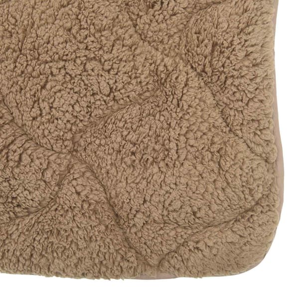 Full Års-Duvet Taupe 135 x 220 cm Mikrofiber och Teddyfleece