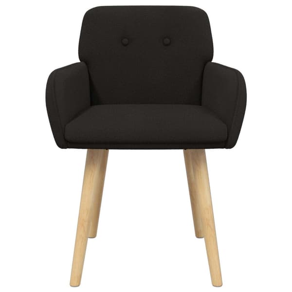 Matstolar 4 pcs Bouclé Svart 59 x 57 x 85 cm