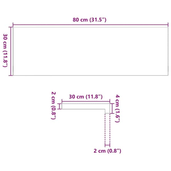 Trappstegsmattor 16 pcs obehandlad 80x30x2 cm massiv ek