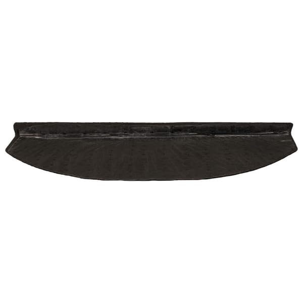 Självhäftande trappmattor 15 pcs Svart 80 x 24,5 x 3,5 cm