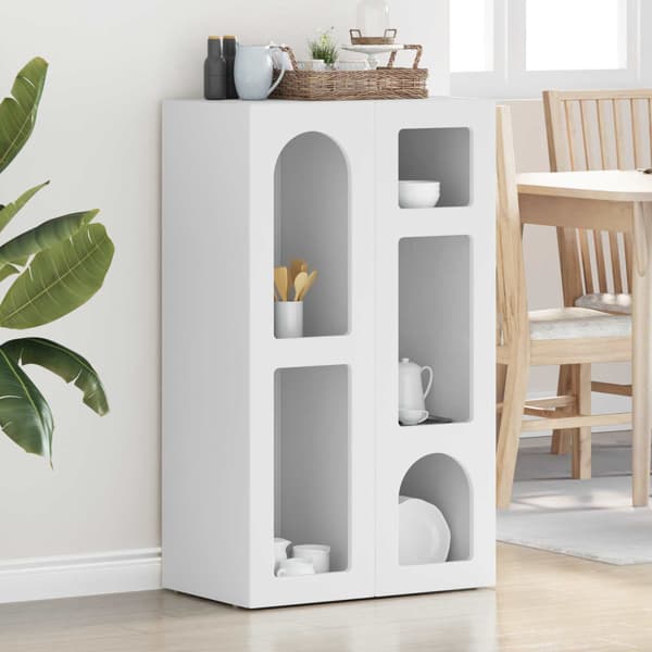 Sideboard Vit 59 x 35 x 100,5 cm Konstruerat trä