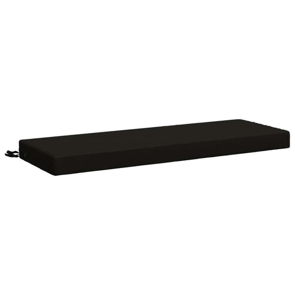 Bänk kudde SOEST 100% Polyester Svart 110 x 40 x 8 cm
