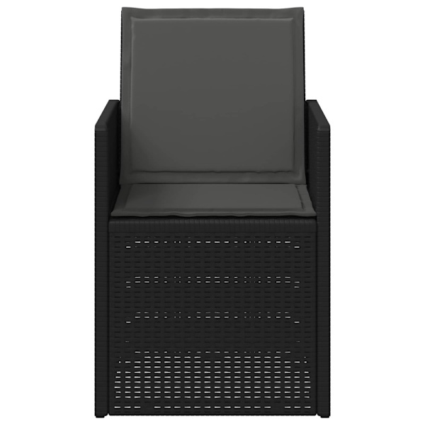 Trädgårdsmatstolar 2 pcs Antracit PP