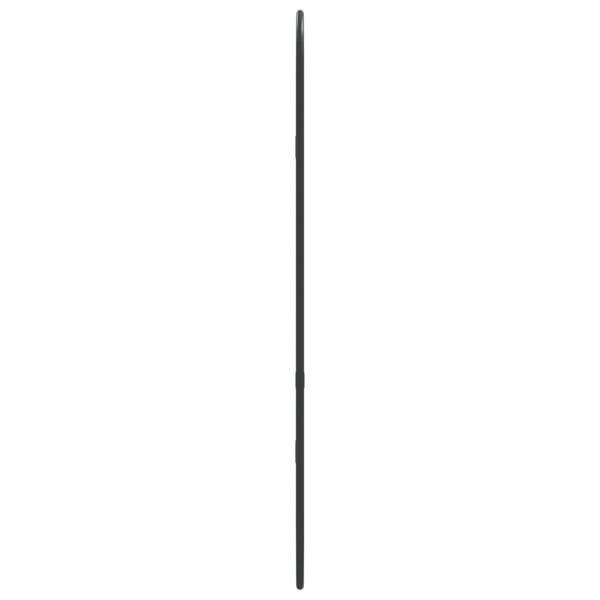 Väggspegel svart 60x25 cm oval