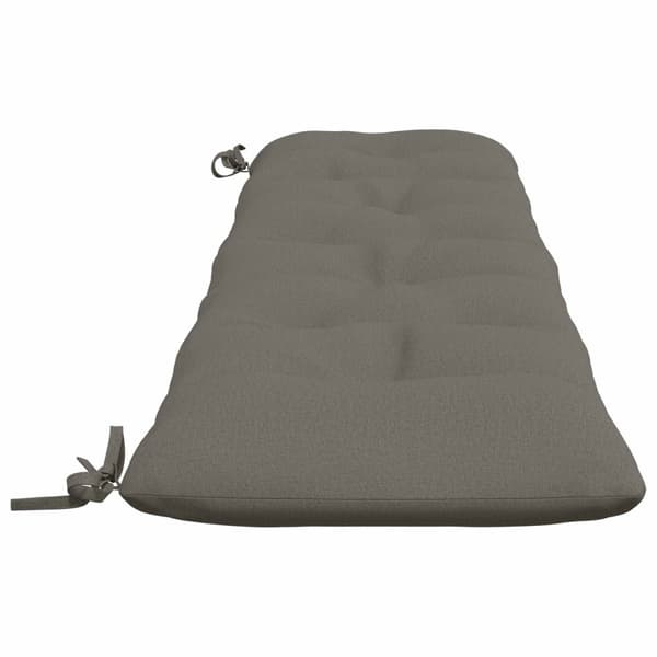 Bänk kudde VIANEN 100% Polyester Grå 190 x 40 x 12 cm