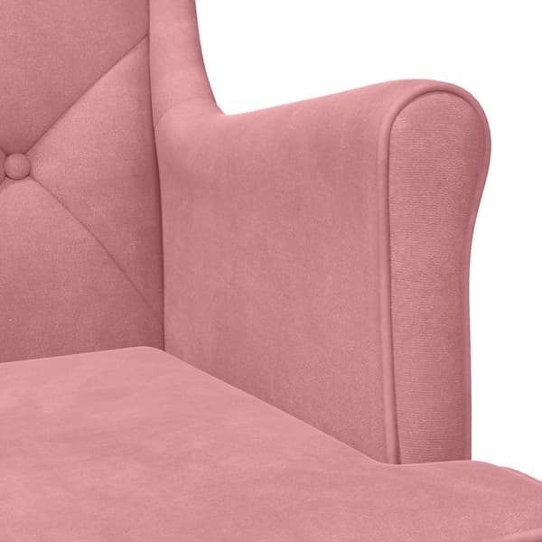 Fåtölj Rosa Sammet