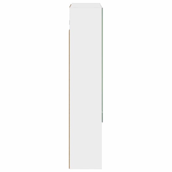 Badrumsspegelskåp Vit 50 x 14,5 x 70 cm Konstruerat trä